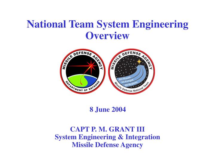 national team system engineering overview