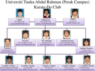 Universiti Tunku Abdul Rahman (Perak Campus) Karate-Do Club