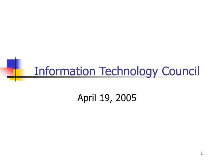 information technology council