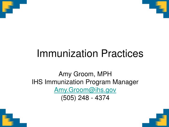 immunization practices