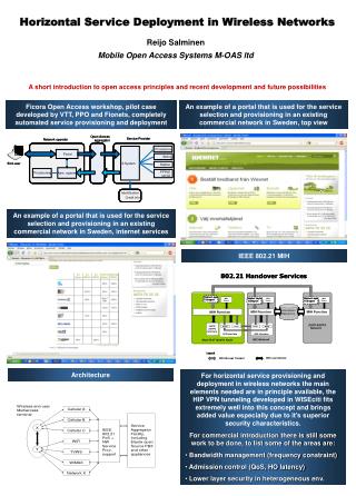 Reijo Salminen Mobile Open Access Systems M-OAS ltd