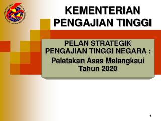 kementerian pengajian tinggi