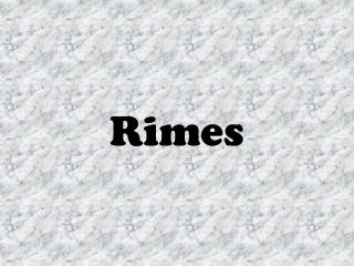 rimes