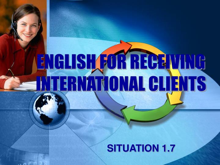 english for receiving international clients