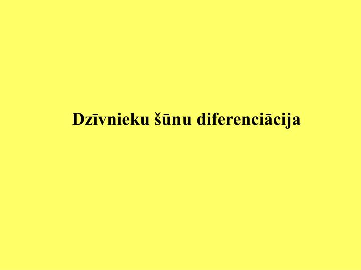 dz vnieku nu diferenci cija