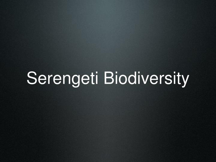 serengeti biodiversity
