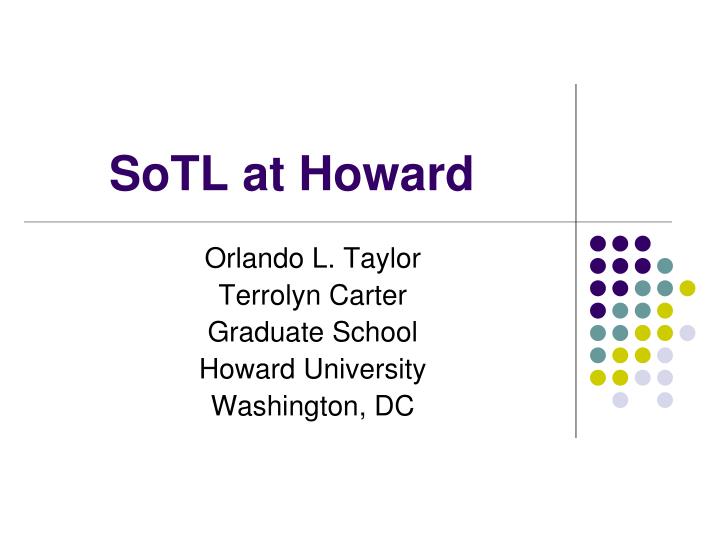 sotl at howard