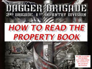 HOW TO READ THE PROPERTY BOOK