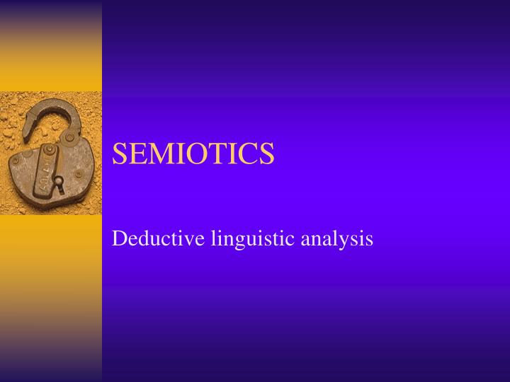 semiotics