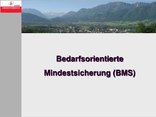 bedarfsorientierte mindestsicherung bms