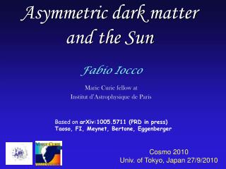 Asymmetric dark matter and the Sun