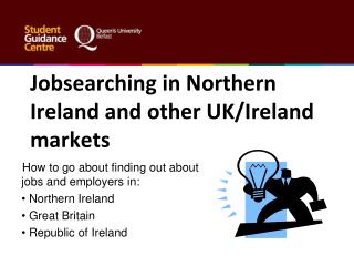 Jobsearching in Northern Ireland and other UK/Ireland markets