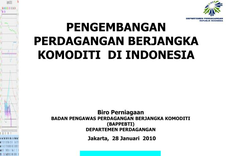 pengembangan perdagangan berjangka komoditi di indonesia