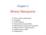 Memory Management - slide 1