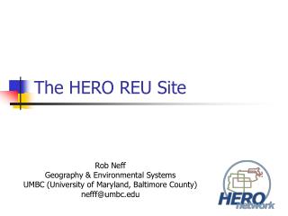 The HERO REU Site