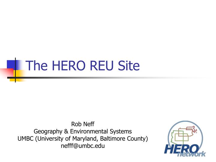 the hero reu site