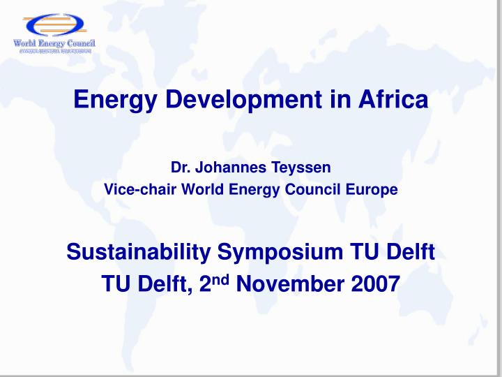 energy development in africa