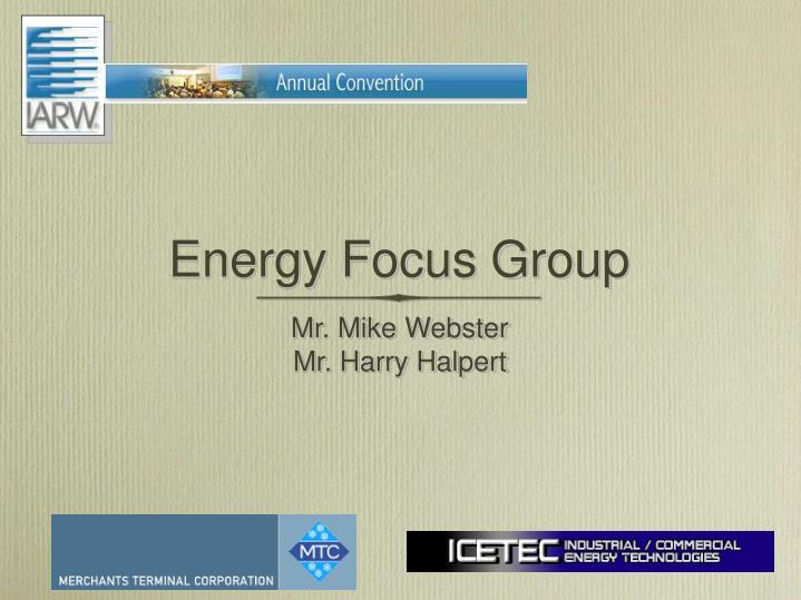 energy focus group