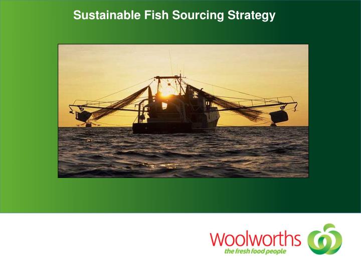 sustainable fish sourcing strategy