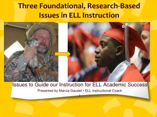 Three Foundational, Research-Based Issues in ELL Instruction