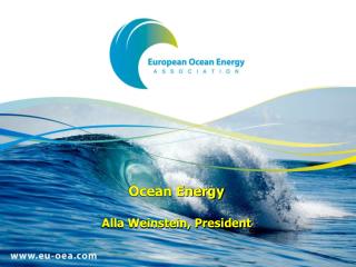 Ocean Energy Alla Weinstein, President