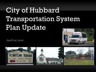 City of Hubbard Transportation System Plan Update