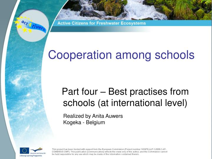 cooperation among schools