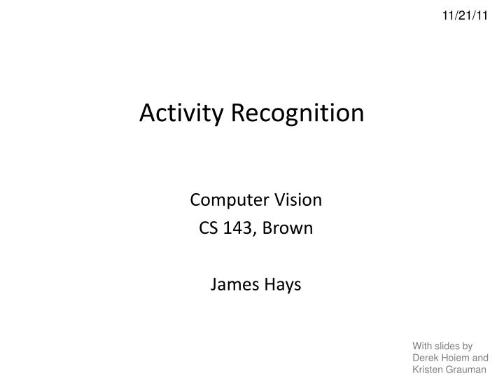 activity recognition