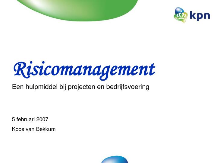 risicomanagement