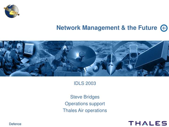 network management the future