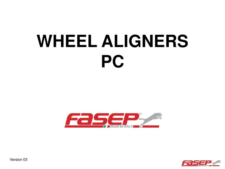 wheel aligners pc