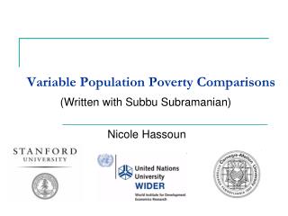 Variable Population Poverty Comparisons