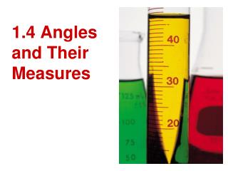 1.4 Angles and Their Measures