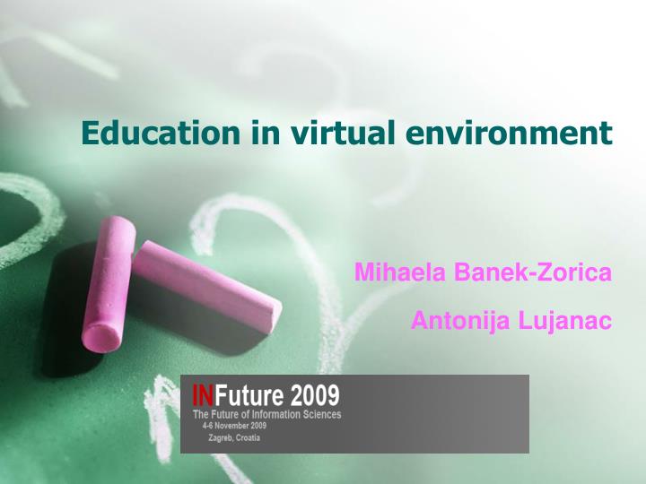 education in virtual environment