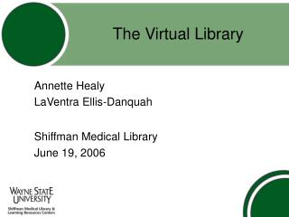The Virtual Library
