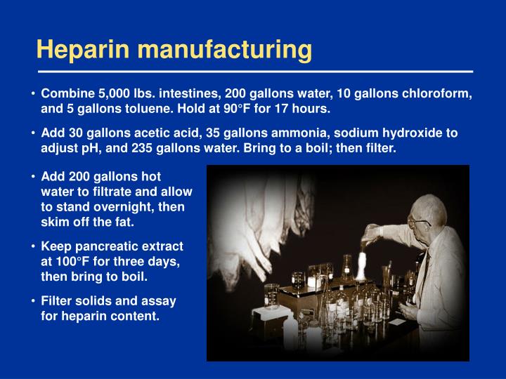 heparin manufacturing