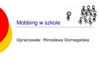 mobbing w szkole