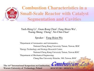 Combustion Characteristics in a Small-Scale Reactor with Catalyst Segmentation and Cavities