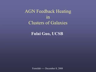 AGN Feedback Heating in Clusters of Galaxies