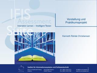 vorstellung und praktikumsprojekt