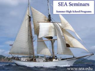 SEA Seminars Summer High School Programs