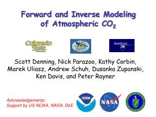 Forward and Inverse Modeling of Atmospheric CO 2