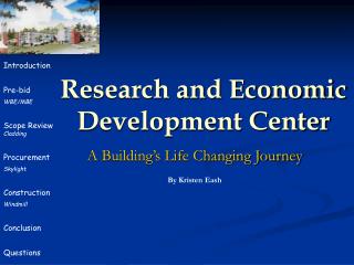 Research and Economic Development Center