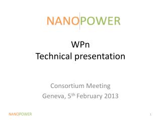 WPn Technical presentation