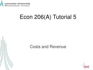Econ 206(A) Tutorial 5