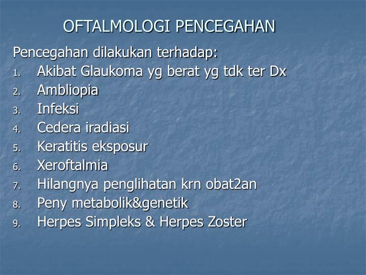 oftalmologi pencegahan