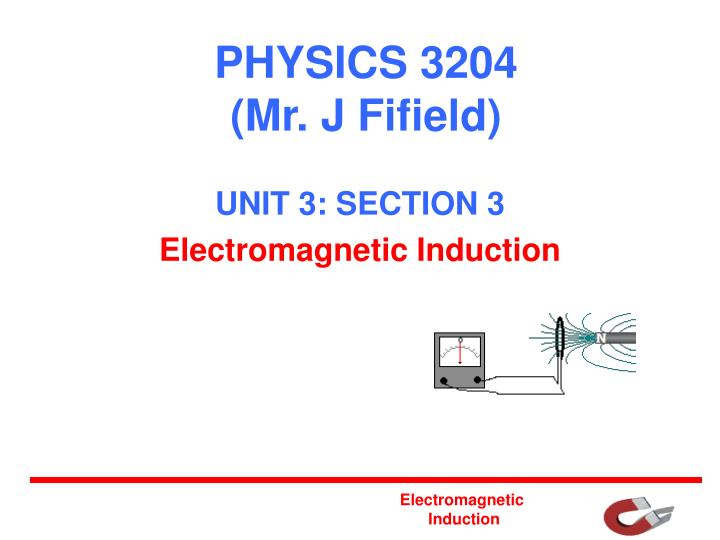 physics 3204 mr j fifield