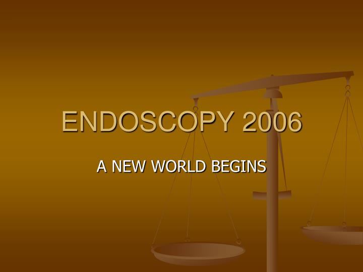 endoscopy 2006