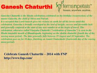 Ganesha Chaturthi Gifts | Ganesha Idols - FNP