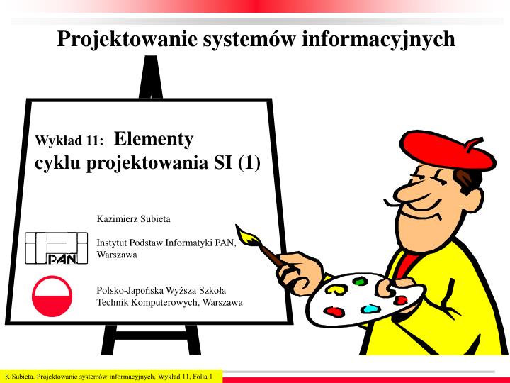 projektowanie system w informacyjnych